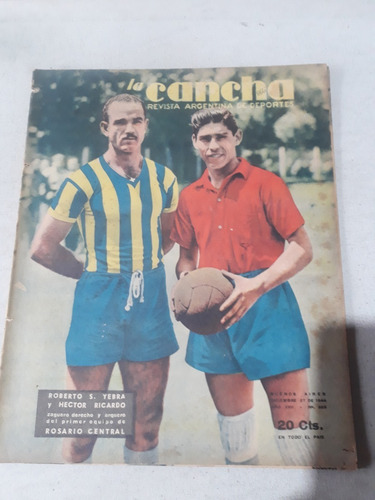 Revista La Cancha N° 866 1944 Poster San Lorenzo, Rosario