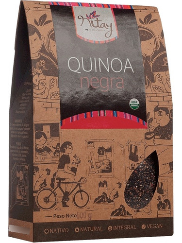 Quinoa Negra Organica 500g. Nitay. Agronewen