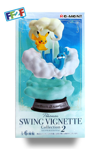Bronzong & Unown Pokemon Swing Vignette Figura (Usado)