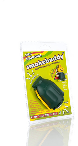 Smoke Buddy - Filtro De Aire Personal, Color Verde
