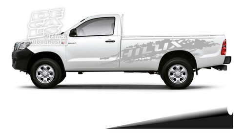 Calco Toyota Hilux Paint Cabina Simple Juego Completo