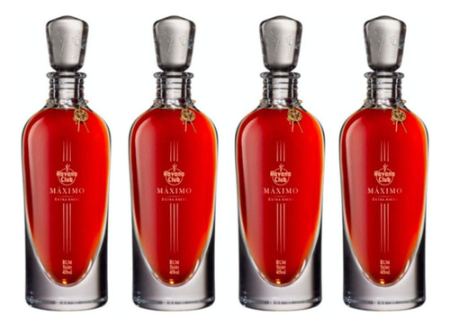 Pack De 4 Ron Havana Club Maximo Extra Añejo 500 Ml