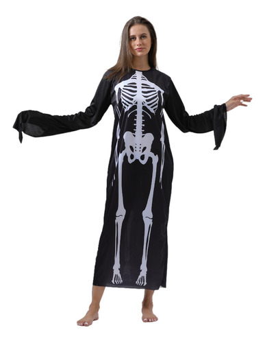 Cráneo Esqueleto Fantasma Disfraz Disfraz De Halloween
