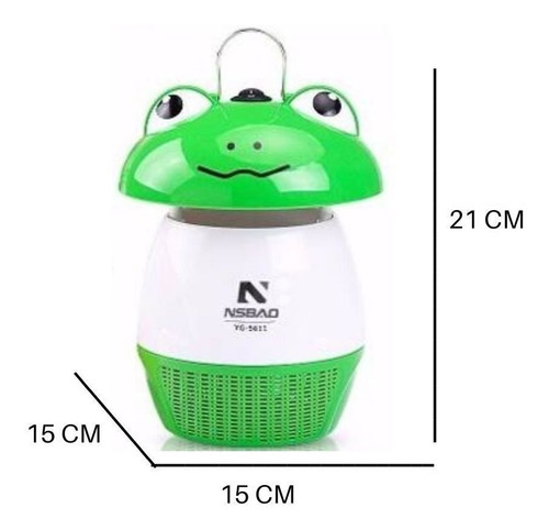 Mata Mosquito Iluminaria Sapo Led 90v- 240v Bivolt Promoção