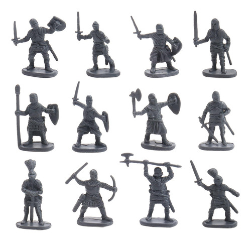 2 Juegos De Figuras De Plástico De Soldado Antiguo, Figura