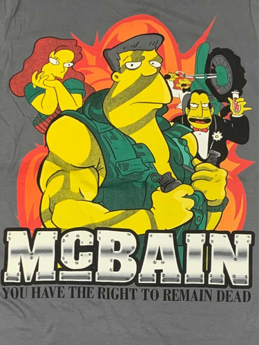 Playera Obzeno Mcbain Simpson ¡envío Gratis!