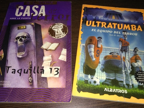 Libro Ultratumba Y La Casa Del Terror (taquilla 13 Vendido)