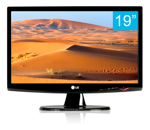 Monitor LCD LG 19,5 20m35ph Hd Negro