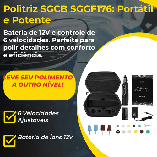 Mini Ferramenta Rotary Sgcb Sem Fio 12v