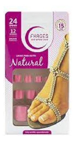 Unhas Fhaces P/pés Color Salmão