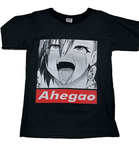 Remera Anime Ahegao Hentai Otaku 