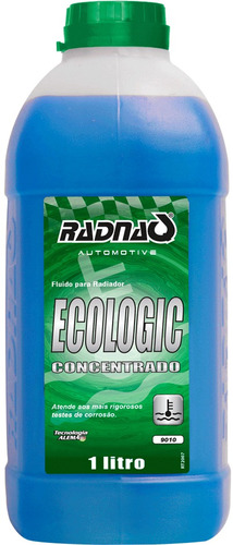 Aditivo De Radiador Ecologic Concentrado Radnaq 9010 1l