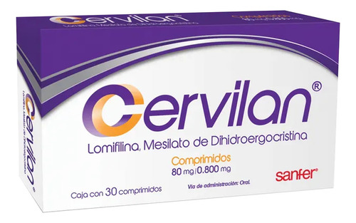 Cervilan Liberación Retardada 80 Mg/0,8 Mg, 30 Tabletas