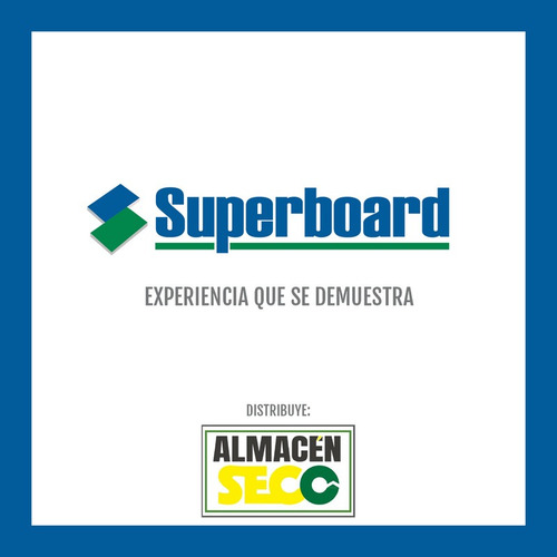 Placa Cementicia Superboard Exterior 8 Mm 1,20 X 2,40