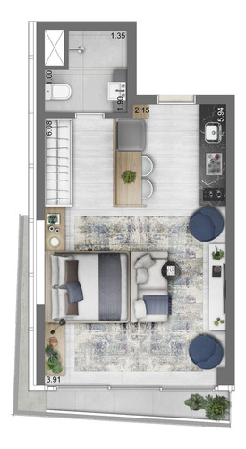 Imagem 24 de 28 de Studio Residencial Para Venda, Vila Olímpia, São Paulo - St7030. - St7030-inc