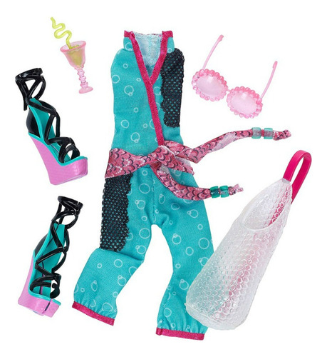 Monster High Boneca Lagoona Blue Fashion Packs Maul Com Kit