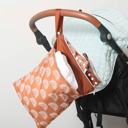 Bolsa Colgante Con Cremallera De Doble Capa Para Guardar Pañ