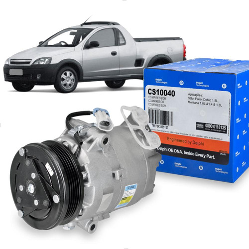 Compressor Ar Montana 1.4 1.8 2007 2008 2009 2010 Delphi