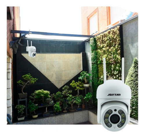 Cámara De Vigilancia Ip Wifi Jortan 8160 Con 8 Led