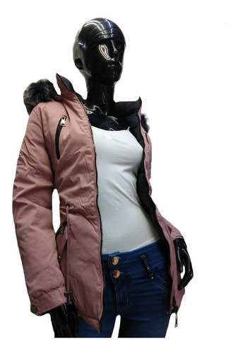 Chamarra Mujer Chaqueta Abrigo Cazadora Doble Vista Termica