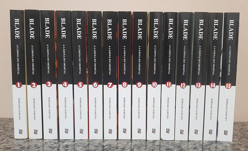 Mangás Blade A Lâmina Do Imortal Volumes 1 Ao 15 Coleção Completa