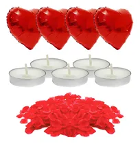 Comprar Kit Surpresa Dia Dos Namorados 600 Pétalas 20 Balões 20velas
