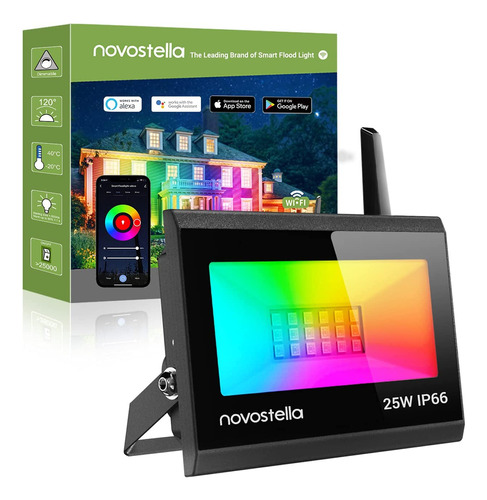 Novostella 25w Blaze Smart Led Luces De Inundacion  Rgb  Wi