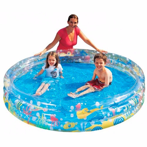 Pileta 3 Aros Transparente 152 Cm Bestway 51004 Babymovil