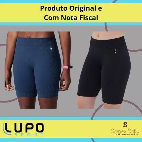 Bermuda Short Legging Academia Feminina Normal - Preto - Preto