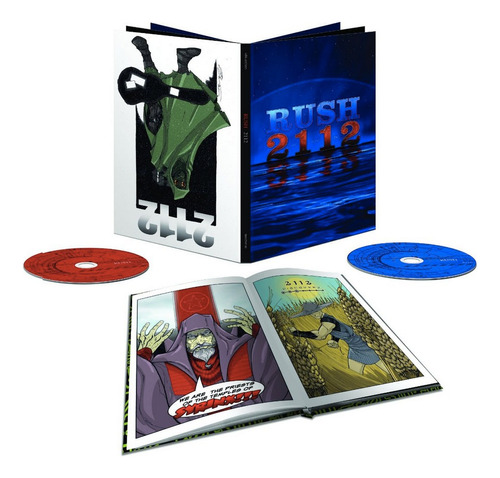 Cd + Blu-ray Rush 2112 Edición Super Deluxe Rareza limitada