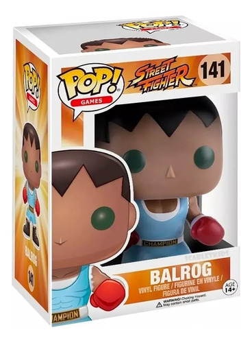 Funko Pop Balrog 141 Street Fighter Nuevo Sellado