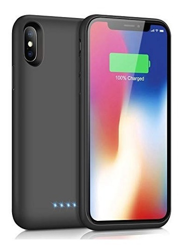 Estuche De Batería Para iPhone X / Xs, [6500mah] Funda Prote