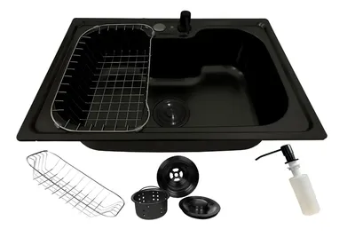 Cuba Gourmet Cozinha Aço Inox Com Acessórios 60x42cm Preta Cor Aço Inox Preto