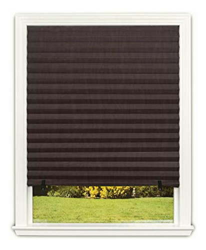 Original Room Darkening Pleated Paper Shade, Chocolate, 36 