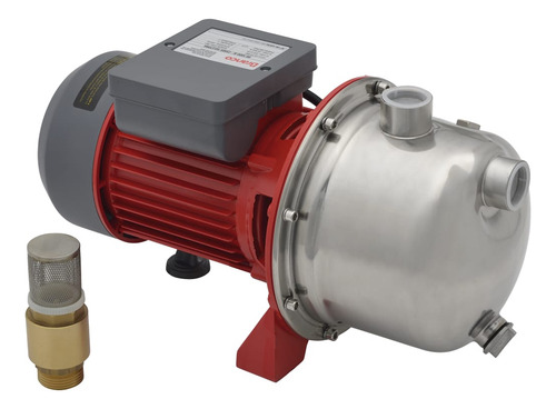 Bomba De Agua Autoaspirante Eletrica Bb500ai 0,5cv Bivolt Cor Vermelho