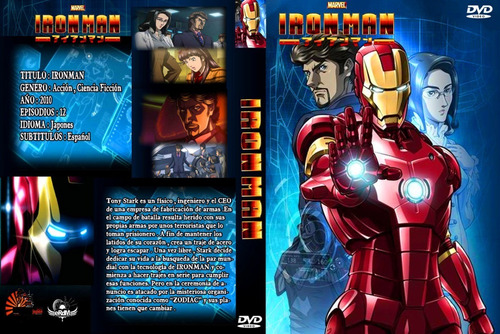 Marvel Anime Serie Iron Man Wolverine X Men Blade Dvd