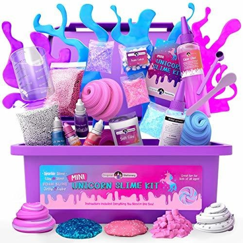 Slime Stationery Mini Unicorn Slime Kit For Girls - Kids