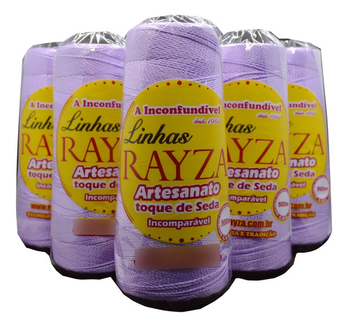 Linhas Rayza Artesanato ++ Grossa 98024 Violeta Pack 5 Un.