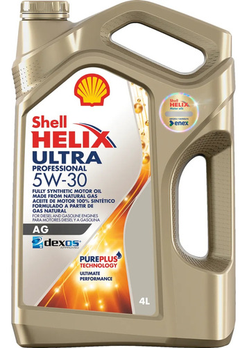 Shell Helix Ultra Professional 5w-30 Sintético 4 Litros 