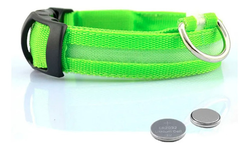 Kit 5 Collar Luz Led Luminoso Antipérdida Perros Y Cachorros