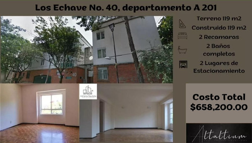 Departamento En La Colonia Mixcoac, Delegación Benito Juarez, Calle Los Echave #40 Depto A 201,  Cuenta Con 2 Lugares De Estacionamiento.  Nb10-di