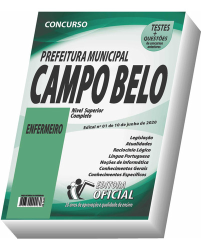 Apostila Prefeitura De Campo Belo - Enfermeiro