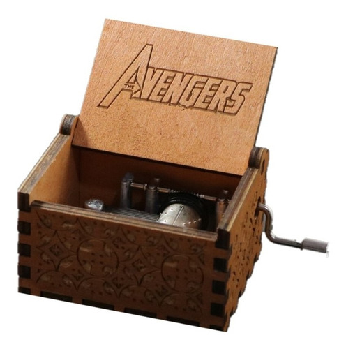Caja Musical Madera Avengers 