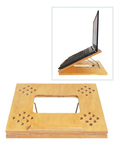 Soporte Para Laptop / Stand Artesanal Para Laptop 