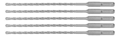 Broca En Espiral De 2 Ranuras, 5 Unidades, Brocas De Impacto