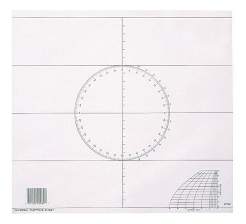 Weems & Plath Marina Navegación Universal Plotting Hoja