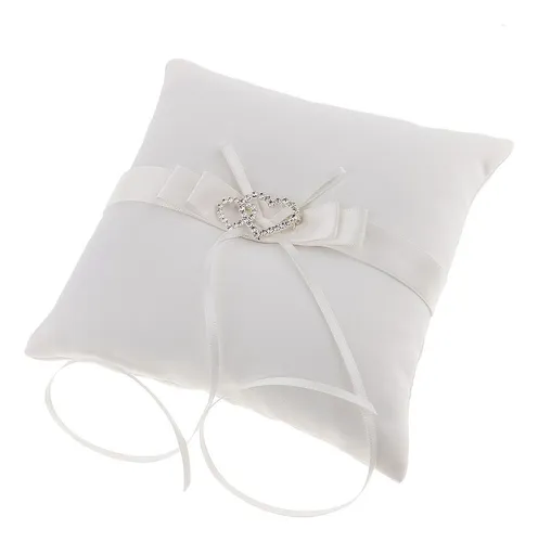 Almohada Cojín De De Doble Corazones Boda