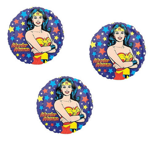 Globo Redondo Wonder Woman - Mujer Maravilla