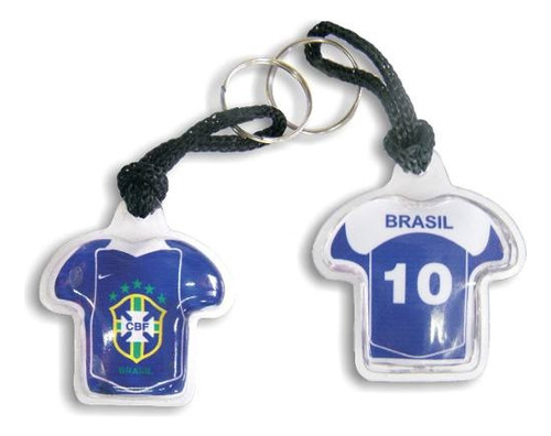 Chaveiro Do Brasil Camisa Curto C/gel Sort Enjeplastic C/12