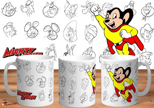 Taza - Tazón De Ceramica Hanna Barbera Super Raton